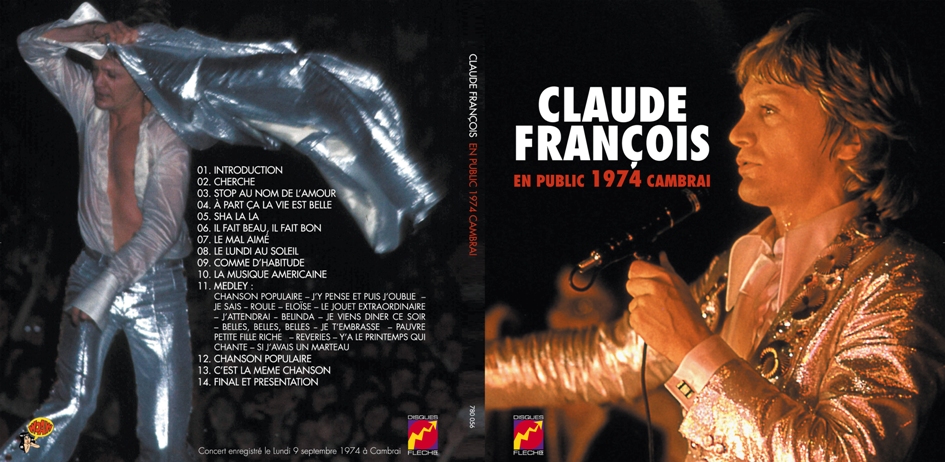 CLAUDE FRANCOIS EN PUBLIC - CAMBRAI 1974
