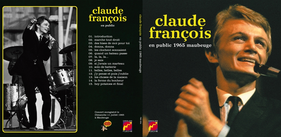 CLAUDE FRANCOIS EN PUBLIC - MAUBEUGE 1965